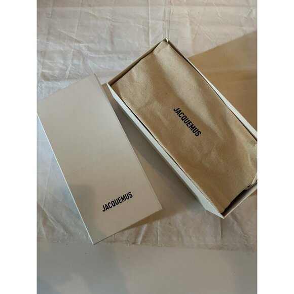 JACQUEMUS Les Mules Bagnu Heels Dark Pink - Picture 9 of 9